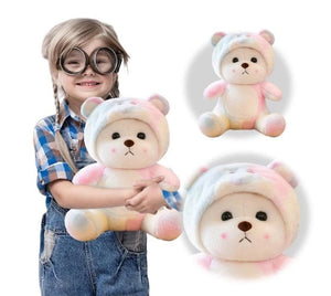 CuddleNest Pastel Rainbow Teddy Bear 28 cm | The Mom Store - Soft Toy