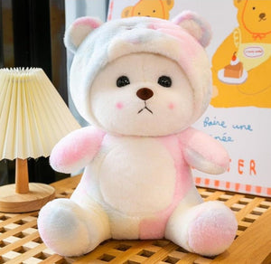 CuddleNest Pastel Rainbow Teddy Bear 28 cm | The Mom Store - Soft Toy