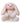 CuddleNest Peach Bunny Soft Toy, 30 cm Plush Stuffed Animal, Fluffy Huggable Toy for Kids | Peach Color - Bunny_Long Ear_Peach_55*55*30