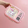 CuddleNest Pink Unicorn Bento Lunch Box for Kids – Airtight, Leakproof, Includes Spoon & Sauce Container - Lunch Box_Unicorn_Pink_23*18*8