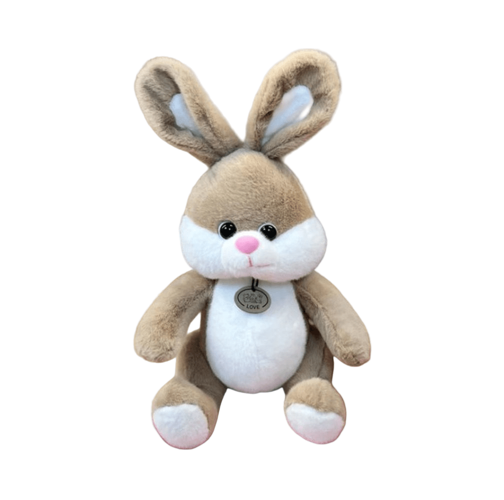 CuddleNest Plush Bunny Soft Toy | Cuddly Rabbit Teddy for Kids, Baby Girls & Gifting - Bugs Bunny_Brown