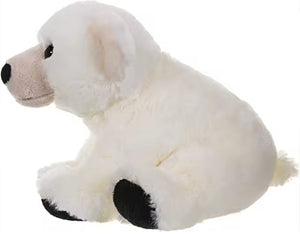 CuddleNest Plush Polar Bear Soft Toy | White Stuffed Animal with Black Paws - Polar Bear_White