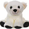 CuddleNest Plush Polar Bear Soft Toy | White Stuffed Animal with Black Paws - Polar Bear_White