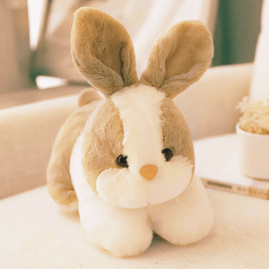 CuddleNest Rabbit Soft Toy 30 cm | Extra Soft Plush Stuffed Animal | Adorable Gift for Kids - Rabbit_32_Brown