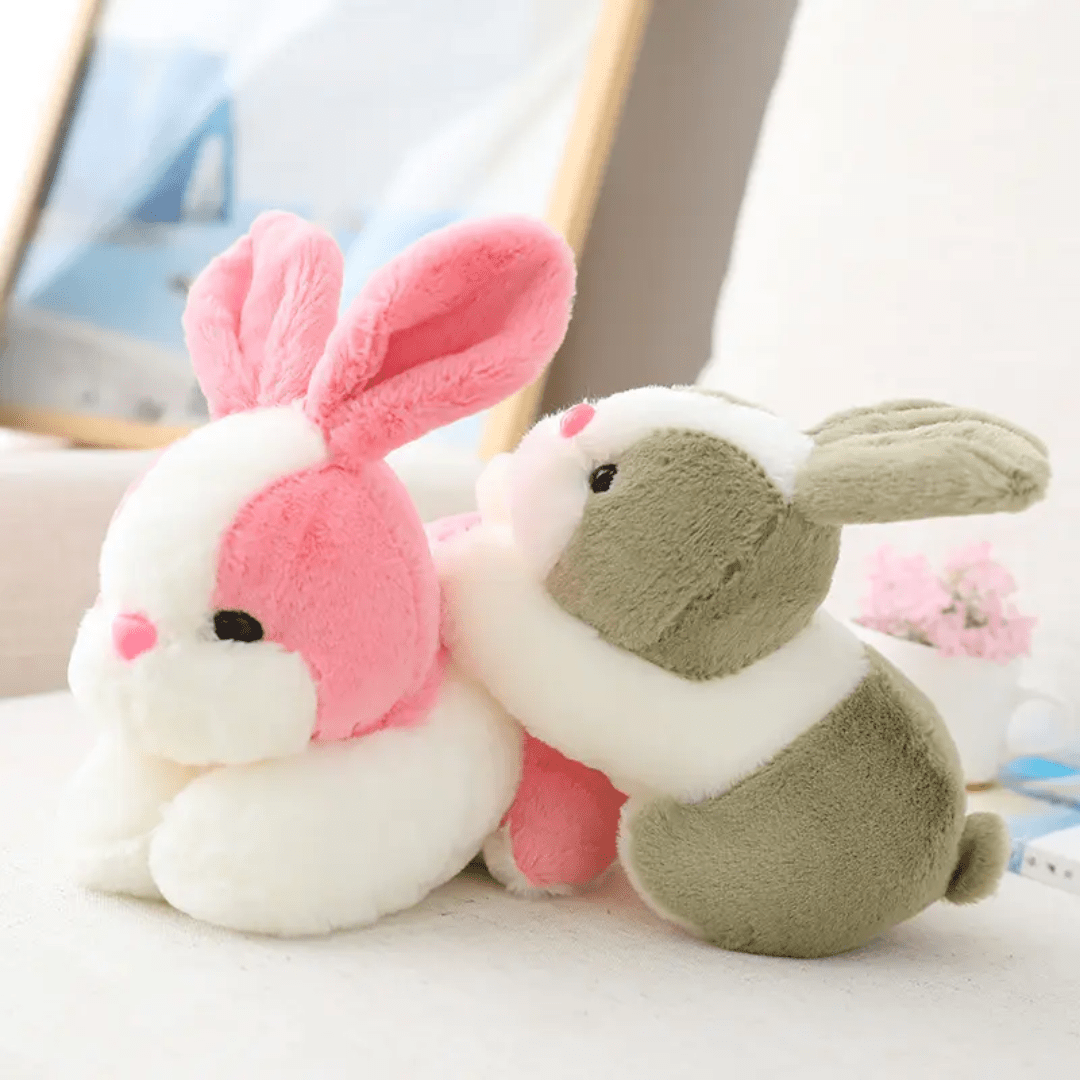 Extra Fluffy Rabbit CuddleNest Rabbit Soft Toy 30 cm | Extra Soft Plush Stuffed Animal ...
