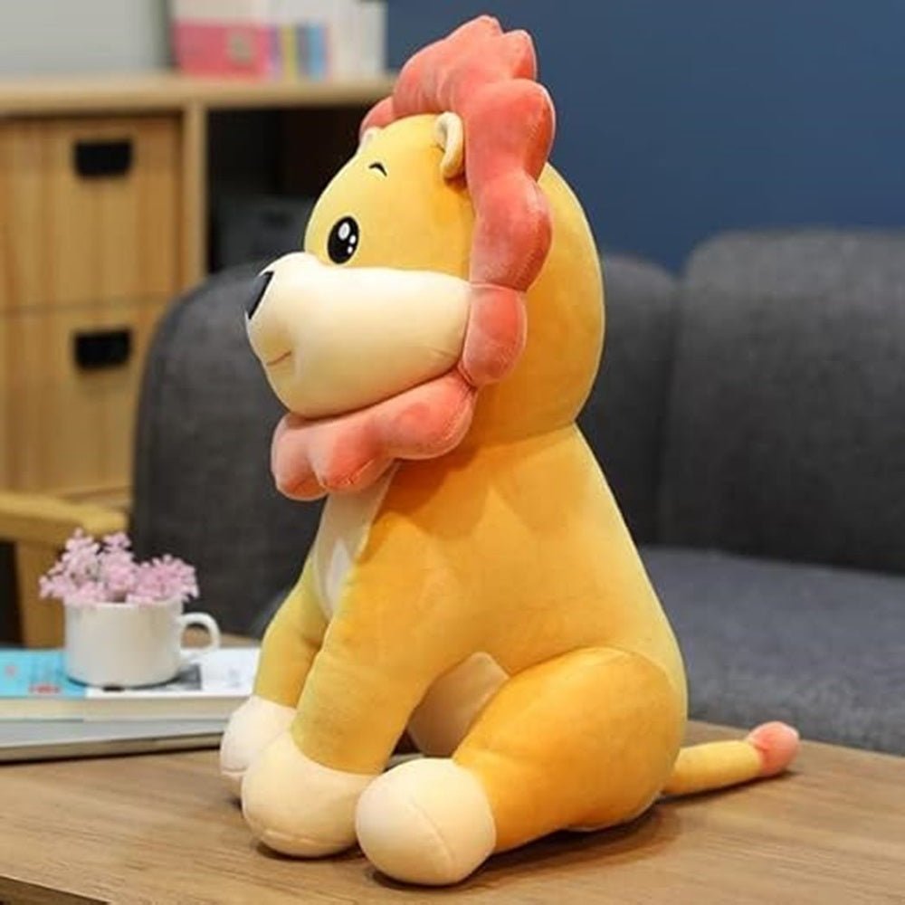 CuddleNest Simba Soft Toy Adorable Sunflower Lion Kids | Cute Stuffed Toy for Kids - B.Lion_40_Orange