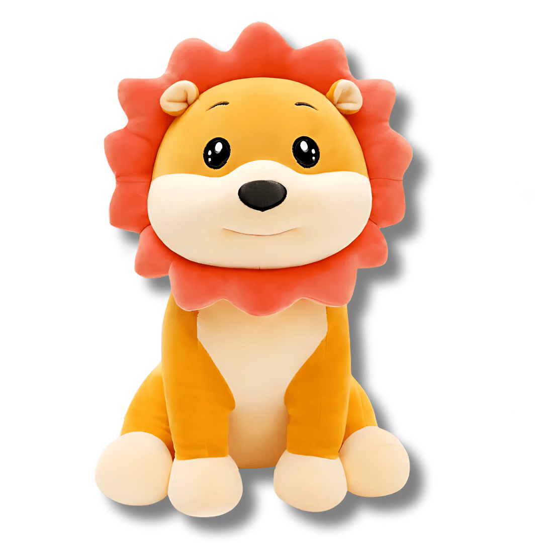 CuddleNest Simba Soft Toy Adorable Sunflower Lion Kids | Cute Stuffed Toy for Kids - B.Lion_40_Orange