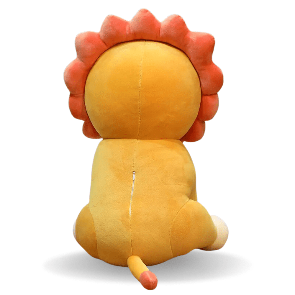 CuddleNest Simba Soft Toy Adorable Sunflower Lion Kids | Cute Stuffed Toy for Kids - B.Lion_40_Orange