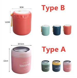 CuddleNest Stainless Steel Thermal Soup Cup Lunch Box – 530 ml | Insulated, Leakproof Food Jar with Spoon for Kids & Adults | Travel, Office, School Use | Spill-Proof & BPA-Free (Green)