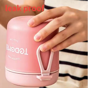 CuddleNest Stainless Steel Thermal Soup Cup Lunch Box – 530 ml | Insulated, Leakproof Food Jar with Spoon for Kids & Adults | Travel, Office, School Use | Spill-Proof & BPA-Free (Green)