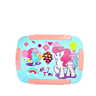 CuddleNest Unicorn Bento Lunch Box, Leakproof Container with Spoon, Sauce Compartment - S.S. Utensils Lunch Box_Unicorn_24*18*7