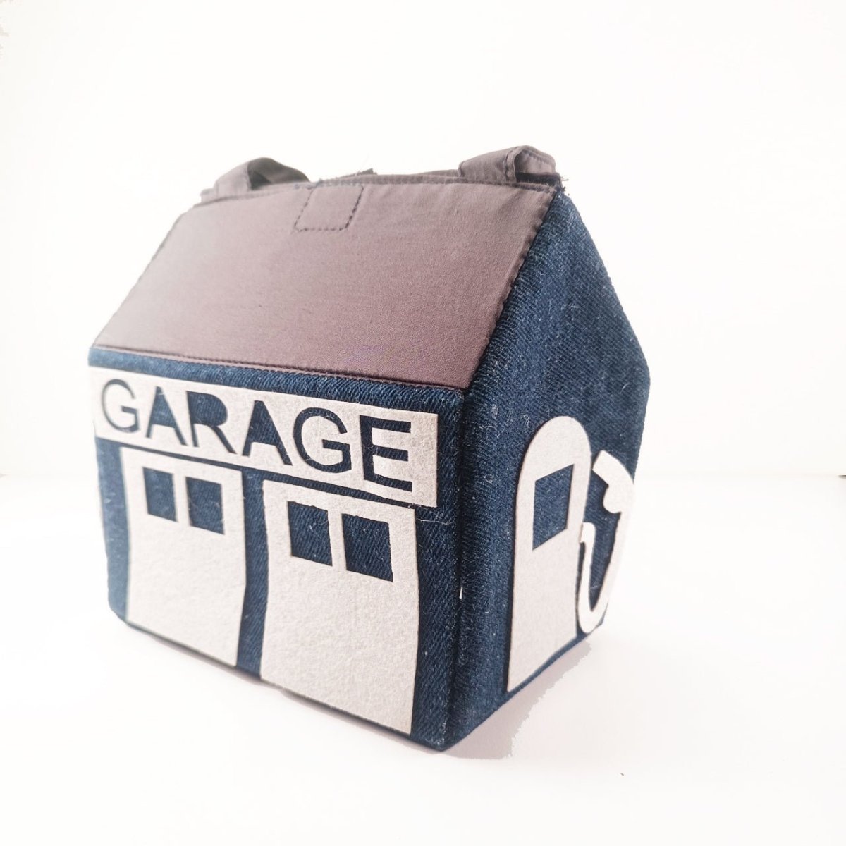 CuddlyCoo Fabric Doll House- Garage - CCDOLLHOUSEBAGGARAGE