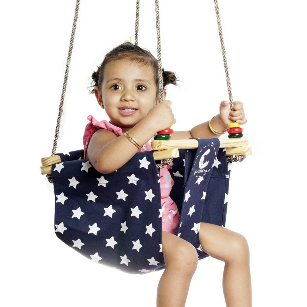 CuddlyCoo Toddler Swing - Blue Star - TODSWIBS