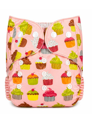 Cupcakes and Muffins Re - Usable Cloth Diaper - 3months - 3years Reusable Cloth Diaper