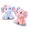 Cute Bow Elephant Plush Toy | Soft & Snuggly Stuffed - Bow Elephant_Blue_25*15*10