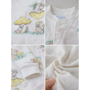 Cute Hedgehog, Full Sleeves Jumpsuit Romper for Tiny Toddlers - 3 - 6 Months Kids Clothing