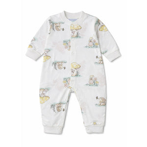 Cute Hedgehog, Full Sleeves Jumpsuit Romper for Tiny Toddlers - 3 - 6 Months Kids Clothing