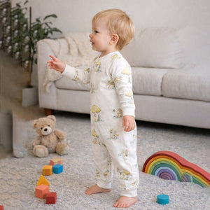Cute Hedgehog, Full Sleeves Jumpsuit Romper for Tiny Toddlers - 3 - 6 Months Kids Clothing