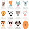 Cute Jungle Theme Milestone Cards- (Pack Of 25) - MSCD-CJTM