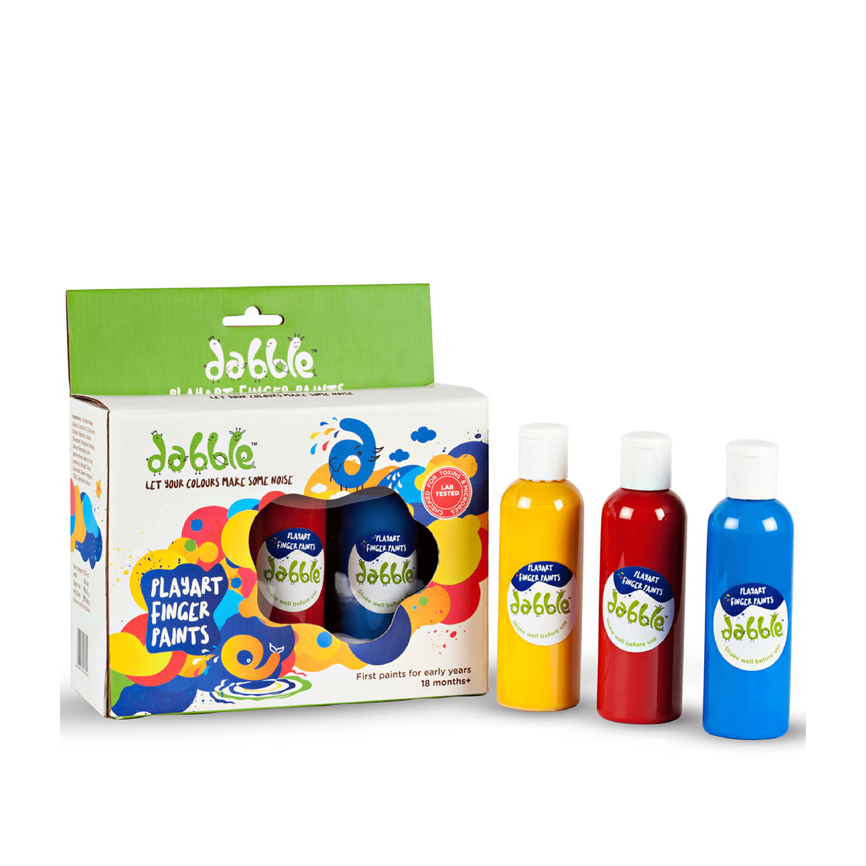 Dabble Finger Paints For Toddlers - FP301
