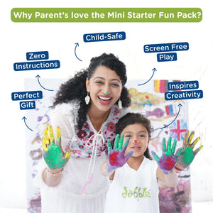 Dabble Mini Starter Finger Painting Fun Pack - DFP03