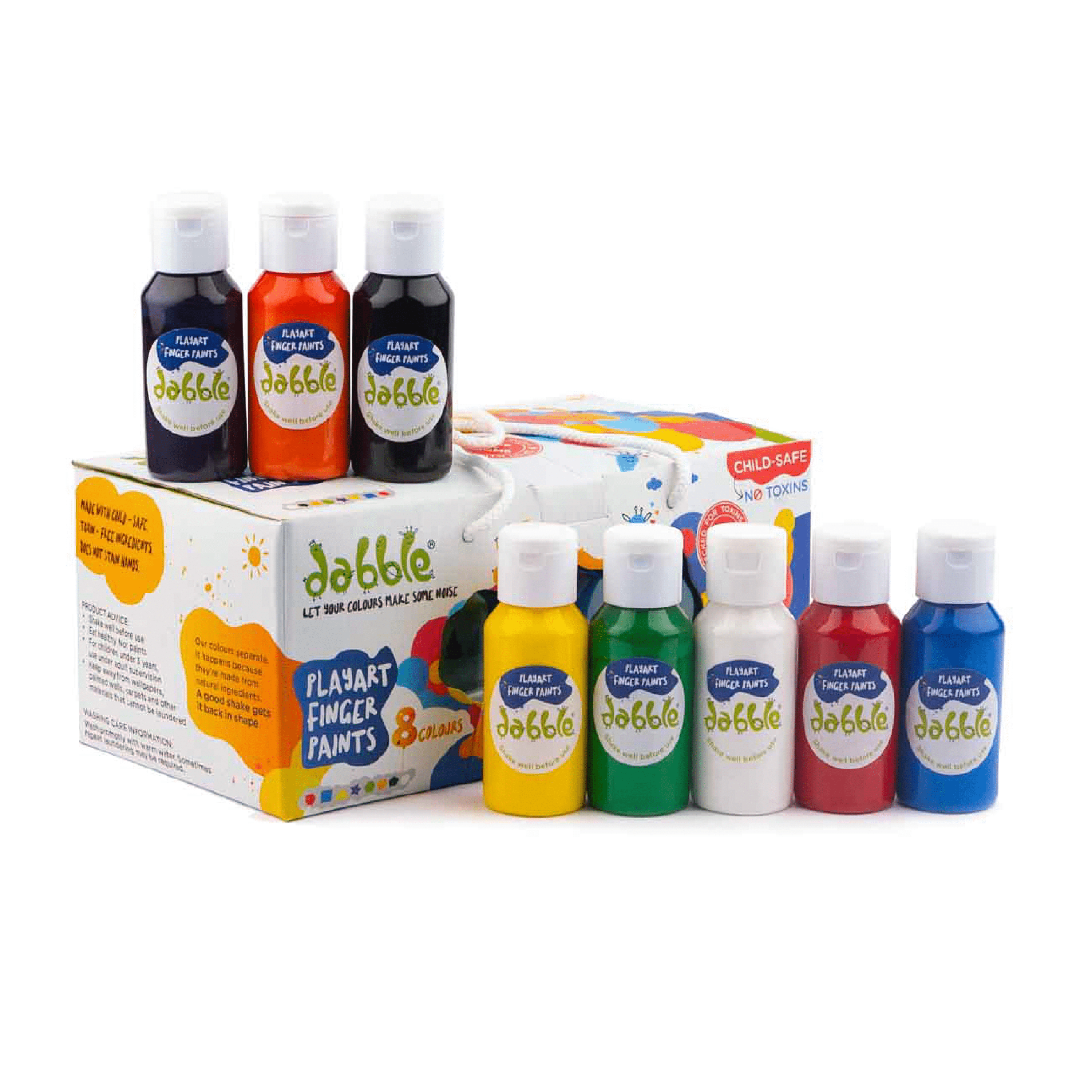 Dabble Playart Finger Paints - FP804