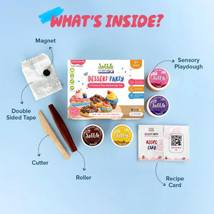 Dabble Playart mini’s Dessert Party Playdough Set - Art & Craft
