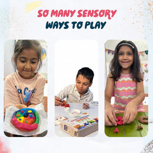Dabble Playart Mini’s Sensory Playdough Kit - Art & Craft