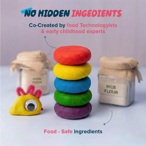 Dabble Playart Mini’s Sensory Playdough Kit - Art & Craft