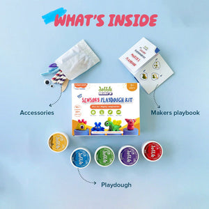Dabble Playart Mini’s Sensory Playdough Kit - Art & Craft