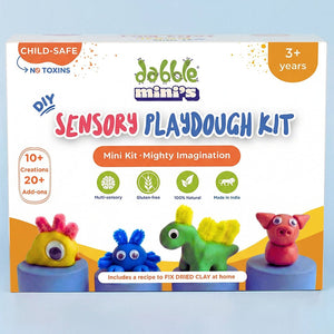 Dabble Playart Mini’s Sensory Playdough Kit - Art & Craft