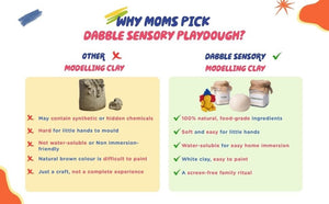 Dabble Sensory Modelling Clay Kit | Ganesha DIY - Art & Craft