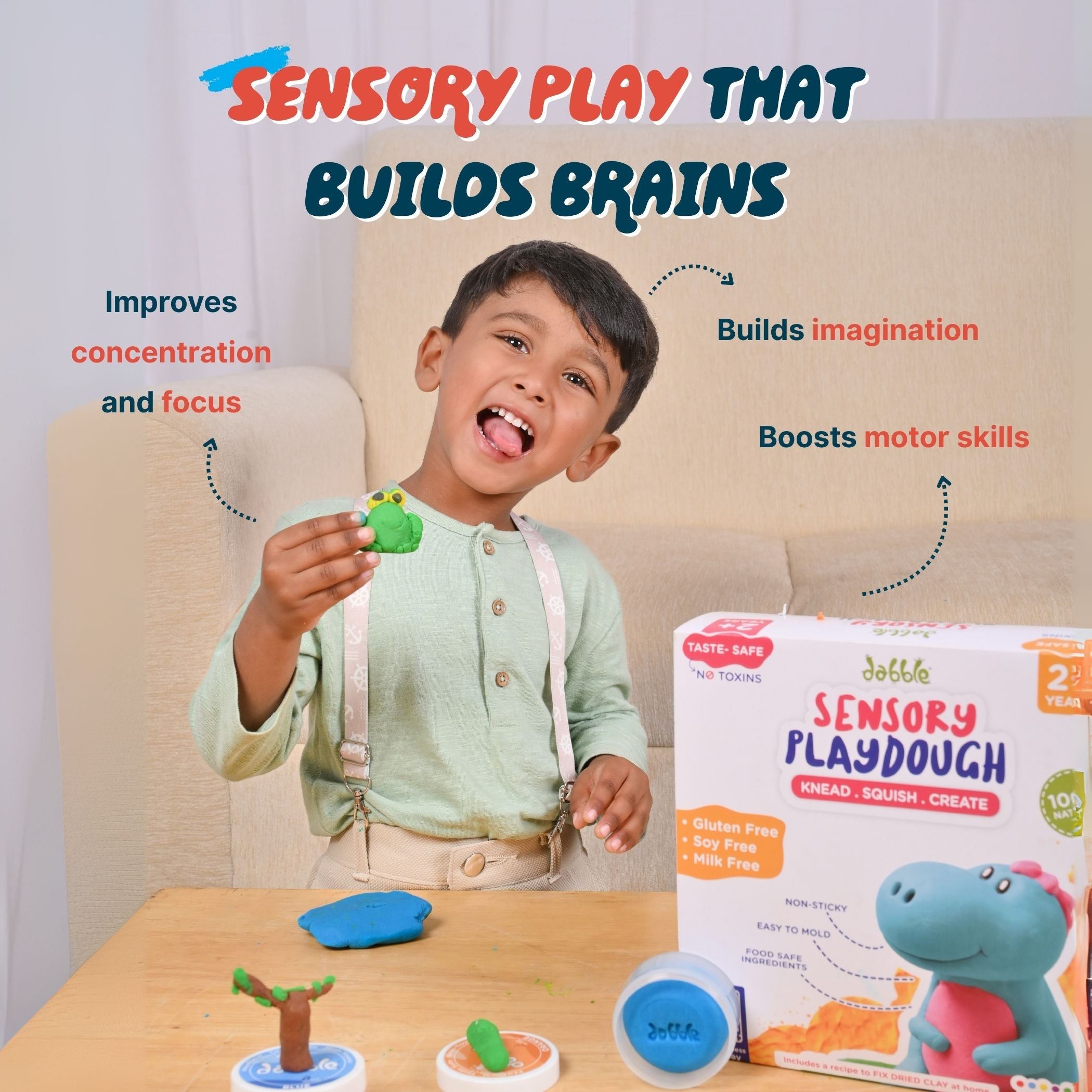 dabble Sensory Playdough - DPSPD1061