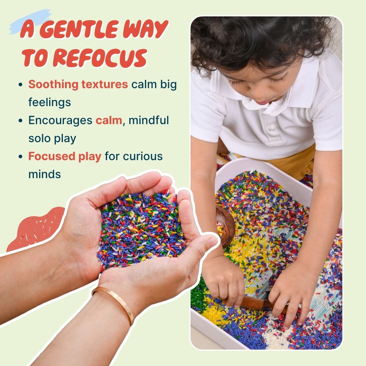 Dabble Sensory Rice Play Kit - DPSR1062