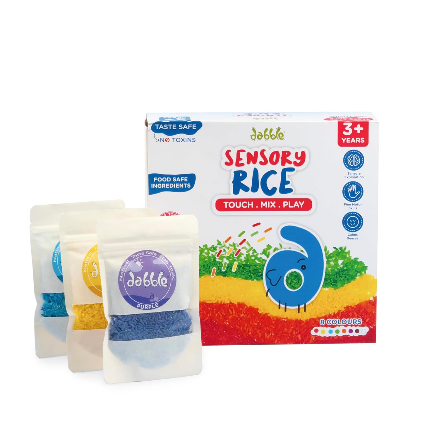 Dabble Sensory Rice Play Kit - DPSR1062