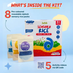 Dabble Sensory Rice Play Kit - DPSR1062
