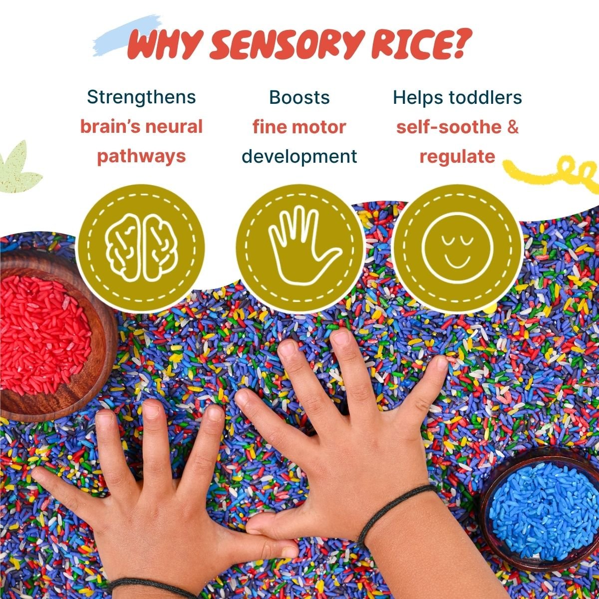 Dabble Sensory Rice Play Kit - DPSR1062