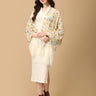 Daisy Dance Fine Wool Embroidered Stoles - WNTSTL - DSYDNC