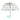 Dalmation theme Dome style Transparent Umbrella for Kids, 1 - 5years - Monsoon Wear