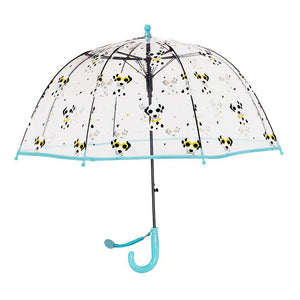 Dalmation theme Dome style Transparent Umbrella for Kids, 1 - 5years - Monsoon Wear