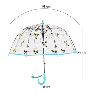 Dalmation theme Dome style Transparent Umbrella for Kids, 1 - 5years - Monsoon Wear