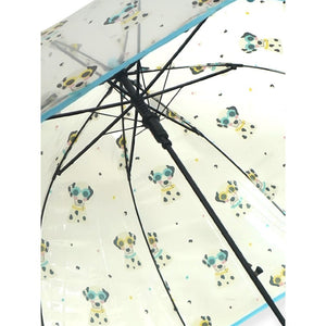 Dalmation theme Dome style Transparent Umbrella for Kids, 1 - 5years - Monsoon Wear