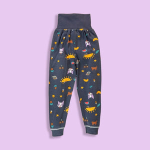 Dark Blue Cat, laptop, Banana Full sleeves tops & pants set Unisex Kids Wear - 18 - 24 months Kids Clothing