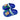 Dark Blue & Light Blue Big Bear Slip on Clogs, Summer/Monsoon/ Beach Footwear for Toddlers and Kids, Unisex - 22 EUR Swim