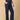 Dark Blue Maternity Knit Denims With Belly Support - Dark Wash - MDD - AN - DRDN - S