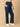 Dark Blue Maternity Knit Denims With Belly Support - Dark Wash - MDD - AN - DRDN - S