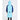 Dark Blue Sleeve, Blue Dual color Long style Raincoat for Kids - 6 - 7 Years Monsoon Wear
