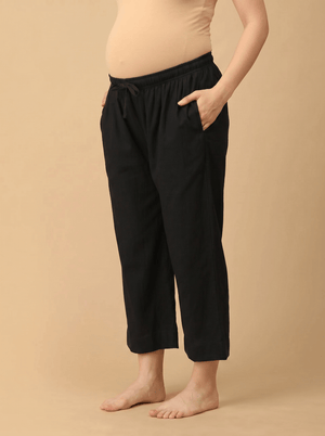 Dark Matter Maternity Lounge Pants - Black Maternity Bottoms