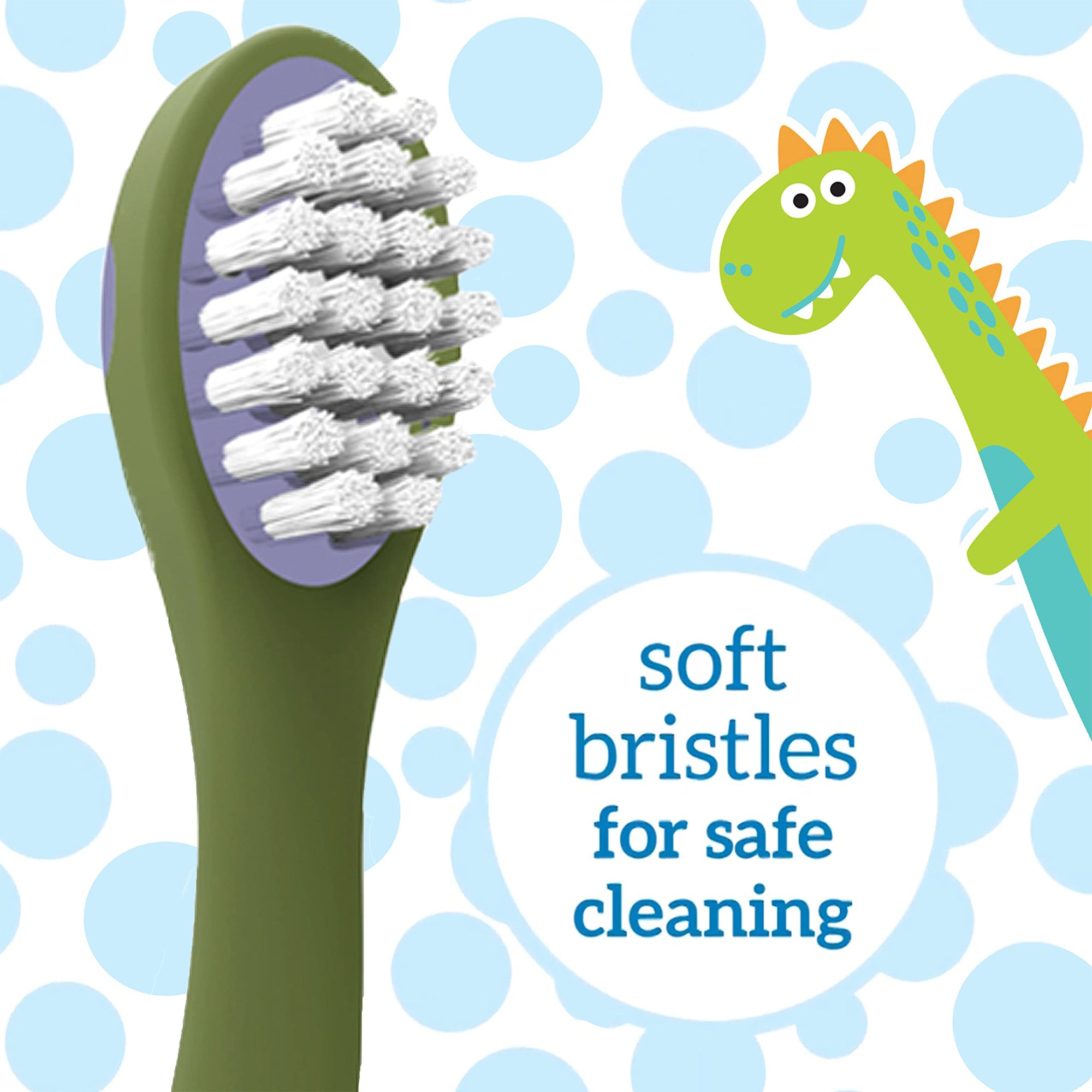 Dr. Brown'S Toddler Toothbrush Dinosaur 1Y to 4Y