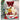 Deer Red & Grey Checks Christmas Sack - 